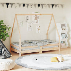 vidaXL Kids Bed Frame Solid Wood Pine