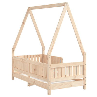 Kids Bed Frame 70x140 cm Solid Wood Pine