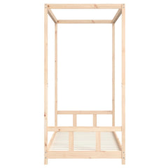 vidaXL Kids Bed Frame 90x200 cm Solid Wood Pine 5