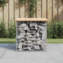 vidaXL Garden Bench Gabion Design 43x44x42 cm Solid Wood Pine 1