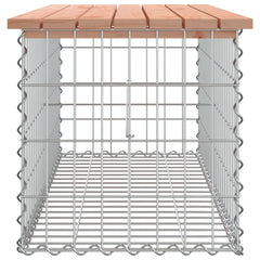 vidaXL Garden Bench Gabion Design 103x44x42 cm Solid Wood Douglas 4