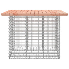 vidaXL Garden Table Gabion Design 100x102x72 cm Solid Wood Douglas 4