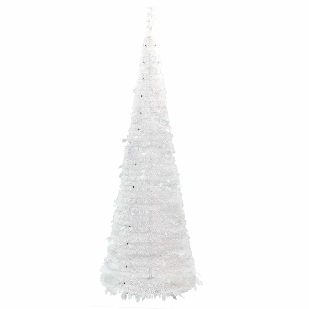 Artificial Christmas Tree Pop-up 50 LEDs White 120 cm, image 3