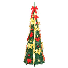Artificial Christmas Tree Pop-up 100 LEDs Green 150 cm, image 5