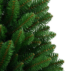 vidaXL Artificial Hinged Christmas Tree | Green | PVC, Metal |  Foldable 6