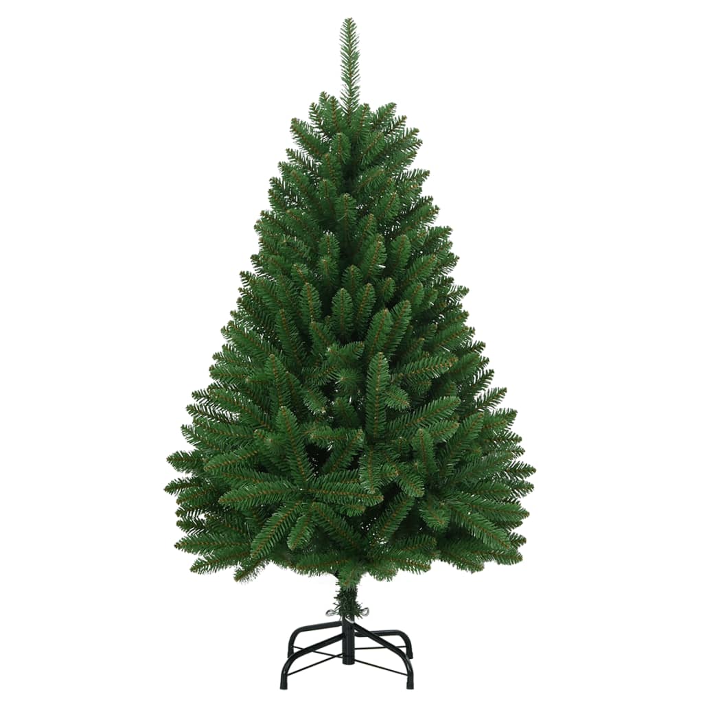 vidaXL Artificial Hinged Christmas Tree | Green | PVC, metal | Medium 2