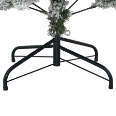 Artificial Christmas Tree 150 cm 150 LEDs Warm White Green and White Ø 80 x 150 cm without LED
