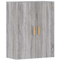 vidaXL Wall Mounted Cabinets 2 pcs Grey Sonoma Engineered Wood 4