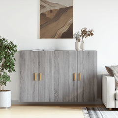 vidaXL Wall Mounted Cabinets 2 pcs Grey Sonoma Engineered Wood 1