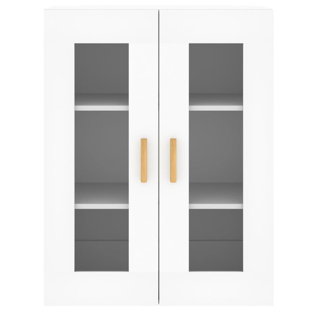 Wall Mounted Cabinets 2 pcs Engineered Wood White