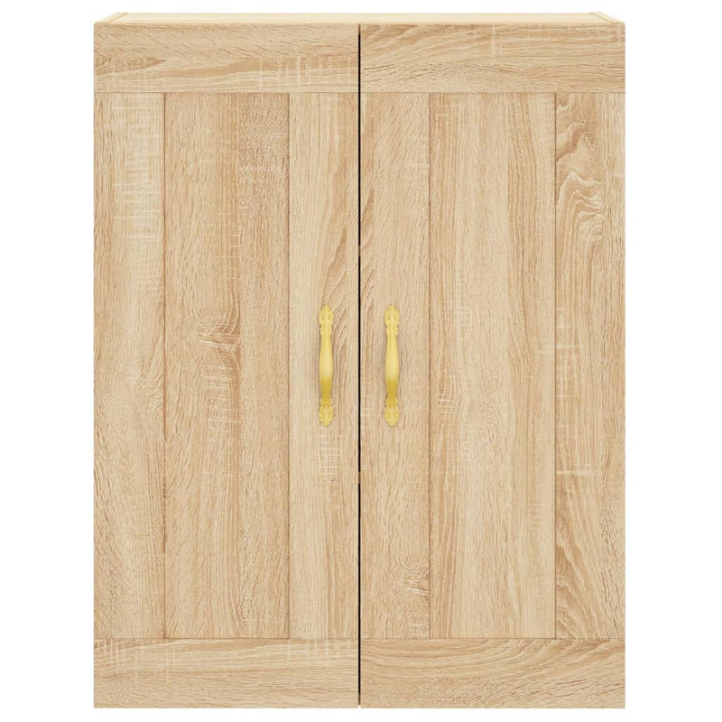 Wall Mounted Cabinets 2 pcs Sonoma Oak Engineered Wood