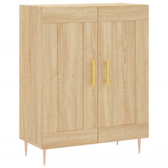 Highboard 69.5x34x180 cm Engineered Wood 2 Wood Doors Sonoma oak