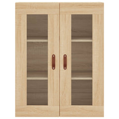 Highboard 69.5x34x180 cm Engineered Wood 3 Drawers Sonoma oak