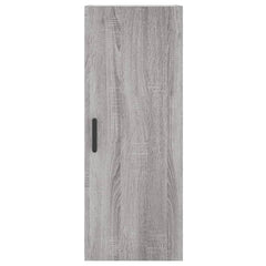 Highboard 34.5x34x180 cm Engineered Wood 1 Door Grey sonoma