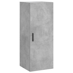 Highboard 34.5x34x180 cm Engineered Wood 1 Door Concrete grey