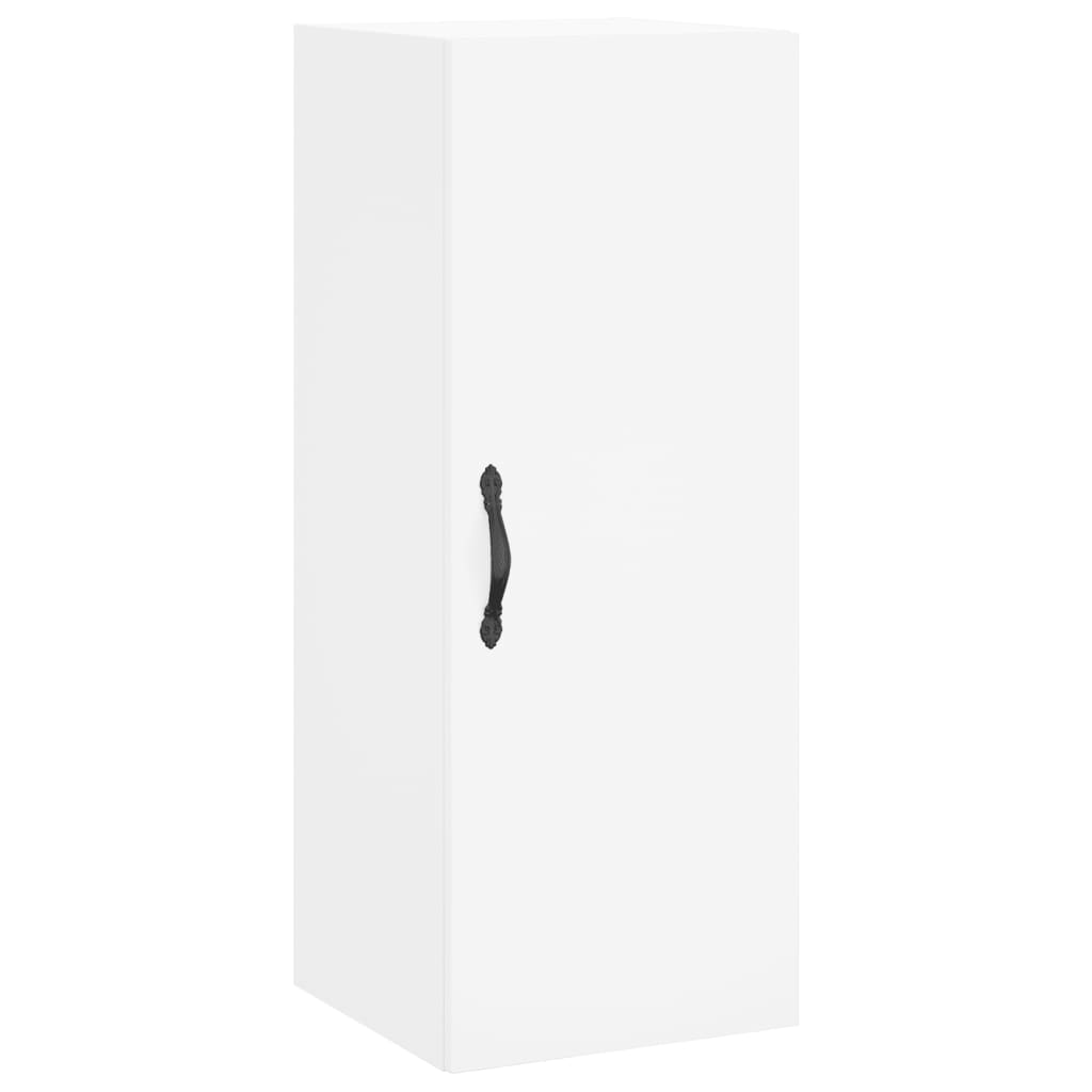 vidaXL Highboard White 34,5x34x180 cm Engineered Wood 4