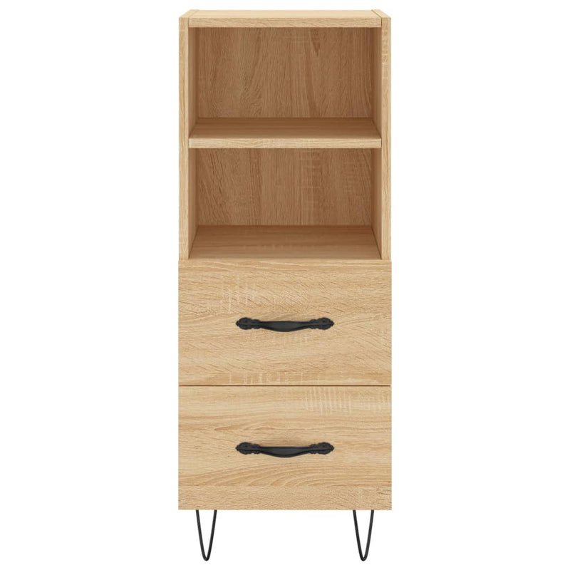 Highboard Sonoma Oak 34.5x34x180 cm Engineered Wood