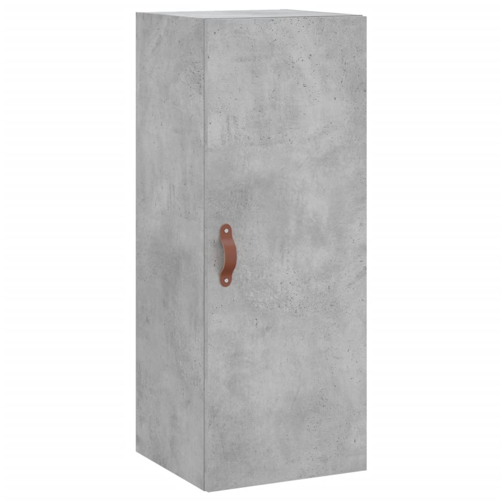 vidaXL Highboard Concrete Grey 34,5x34x180 cm Engineered Wood 4