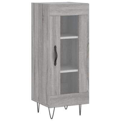 Highboard Grey Sonoma 34.5x34x180 cm Engineered Wood