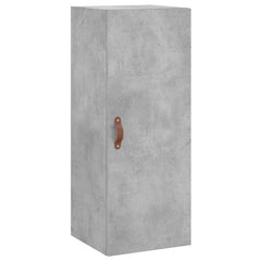 vidaXL Highboard Concrete Grey 34,5x34x180 cm Engineered Wood 4