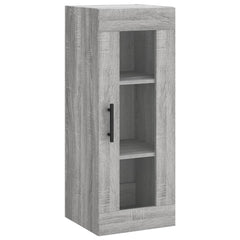 vidaXL Highboard Grey Sonoma 34,5x34x180 cm Engineered Wood 4