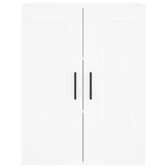 Highboard 69.5x34x180 cm Engineered Wood 3 Drawers White