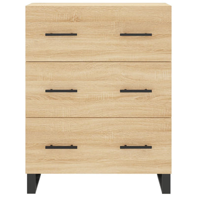 Highboard Sonoma Oak 69.5x34x180 cm Engineered Wood