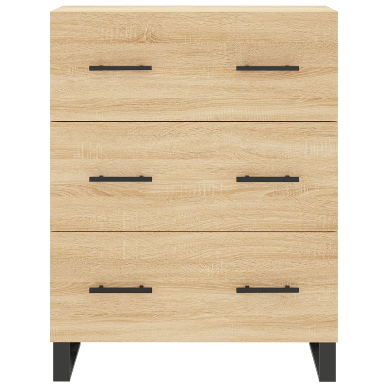 Highboard Sonoma Oak 69.5x34x180 cm Engineered Wood