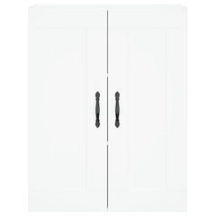 Highboard 69.5x34x180 cm Engineered Wood 3 Drawers White