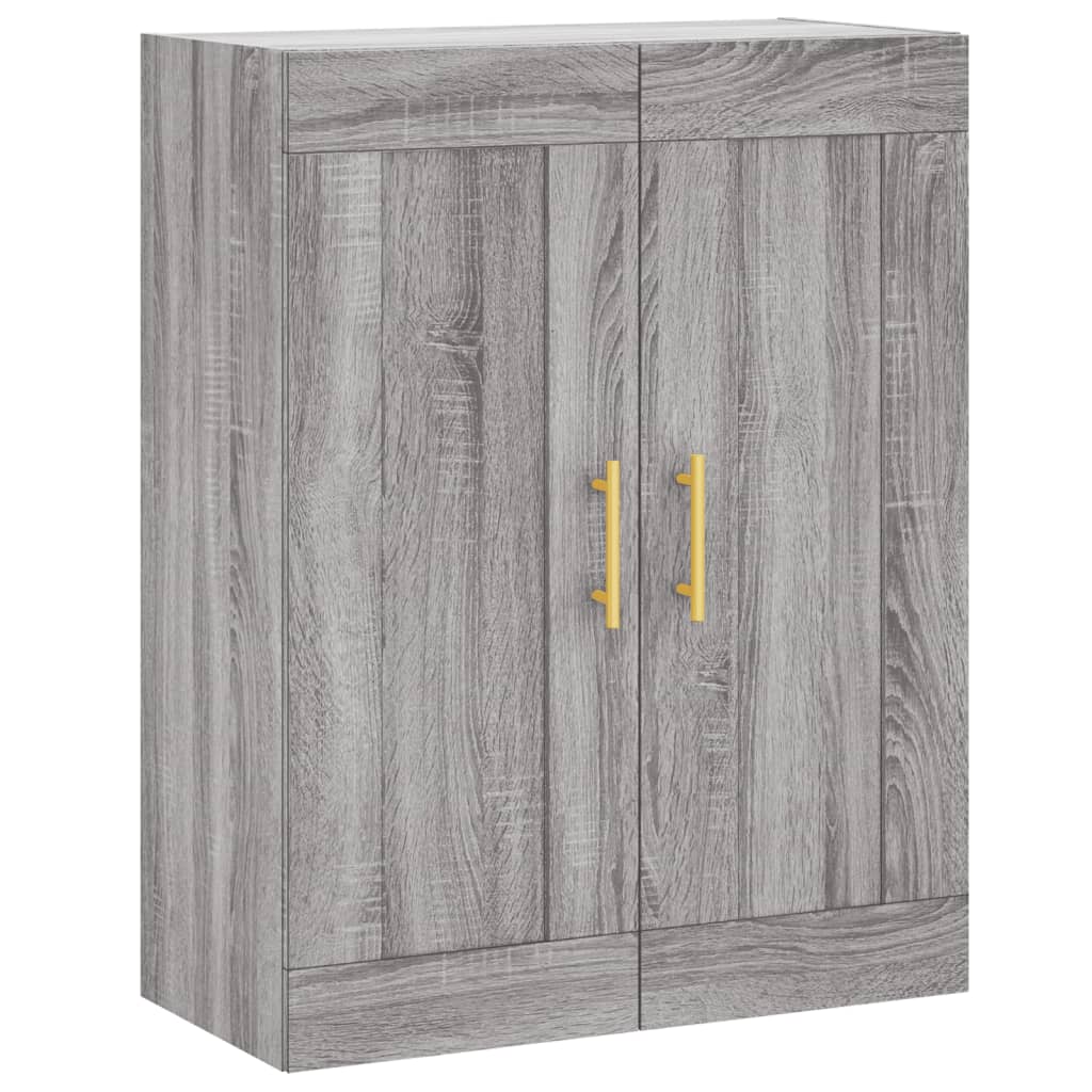 vidaXL Highboard Grey Sonoma 69,5x34x180 cm Engineered Wood 4