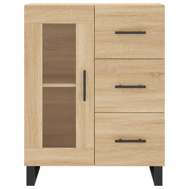 Highboard Sonoma Oak 69.5x34x180 cm Engineered Wood