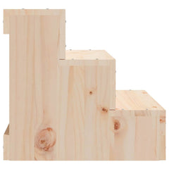 vidaXL Pet Stair 40x37.5x35 cm Solid Wood Pine 5
