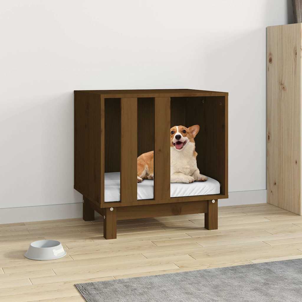 vidaXL Dog House Honey Brown 50 x 40 x 52 cm 1