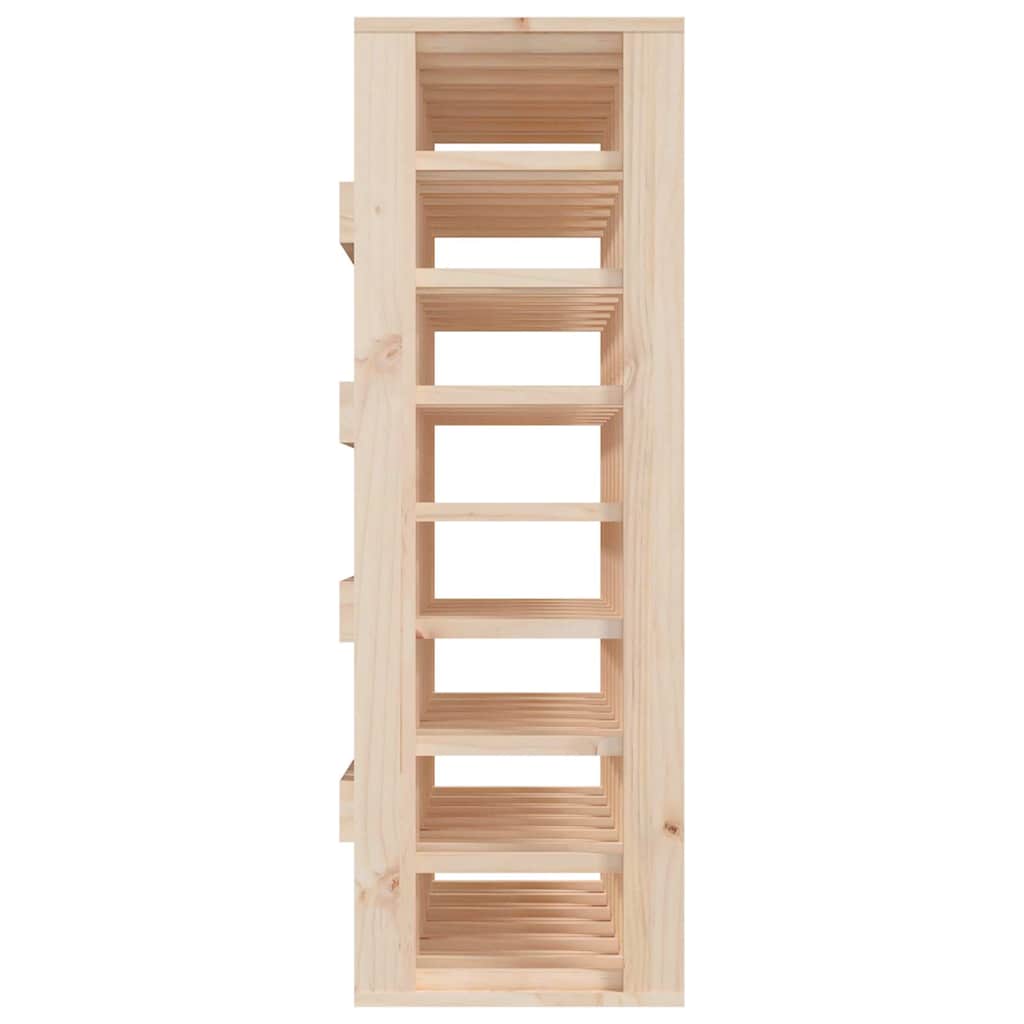 vidaXL Wine Rack 70x33x94 cm Solid Wood Pine 5