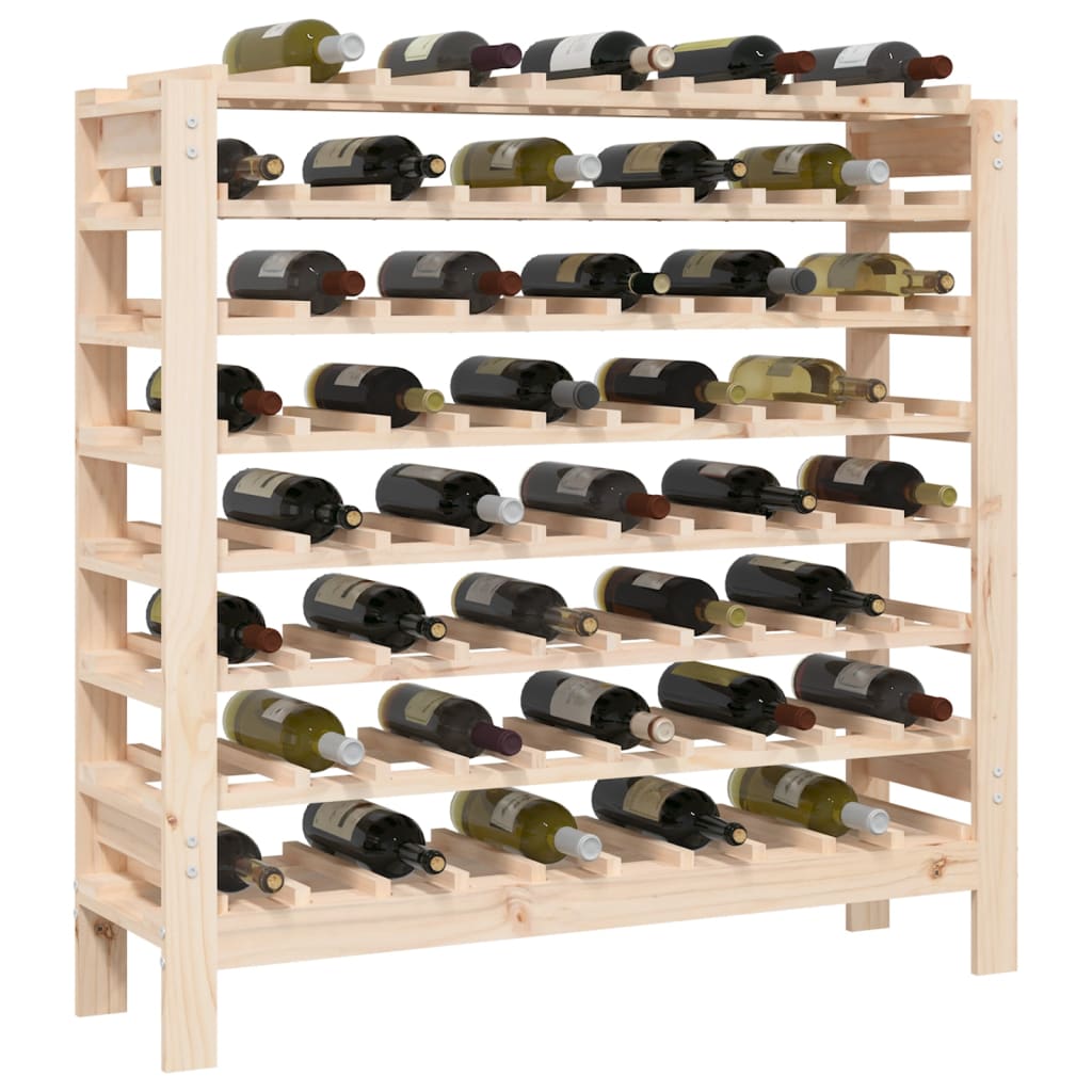 vidaXL Wine Rack 109.5x30x107.5 cm Solid Wood Pine 4