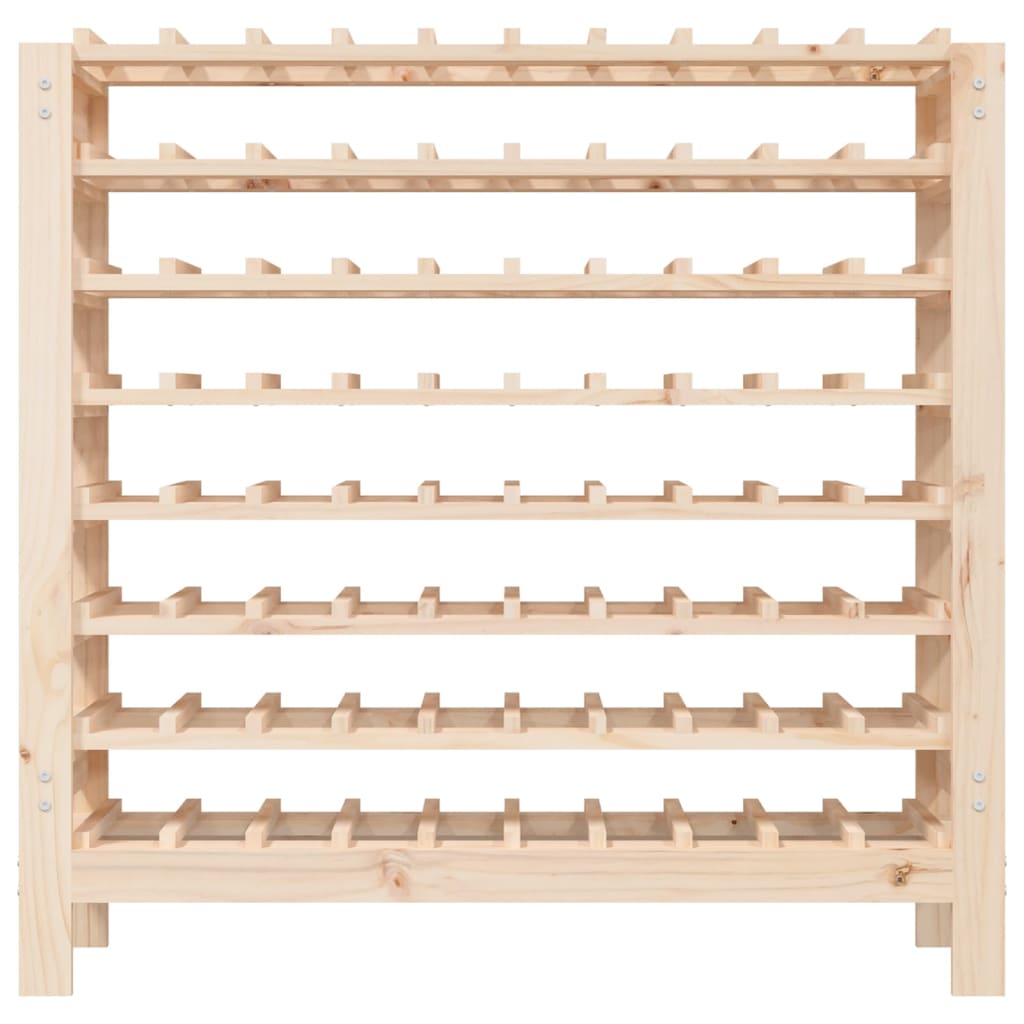 vidaXL Wine Rack 109.5x30x107.5 cm Solid Wood Pine 5