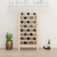 Wine Rack Solid Wood Pine