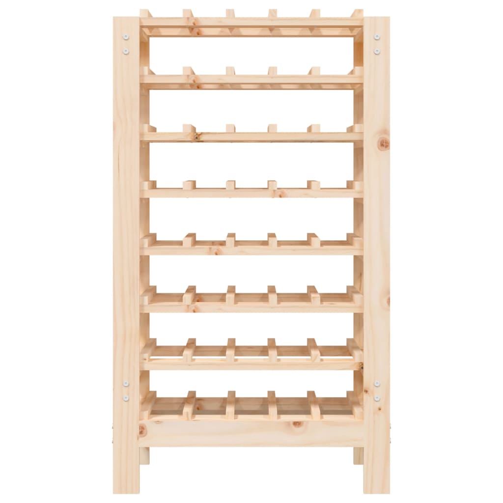 vidaXL Wine Rack 61.5x30x107.5 cm Solid Wood Pine 5