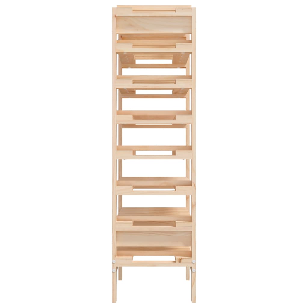 vidaXL Wine Rack 61.5x30x107.5 cm Solid Wood Pine 6