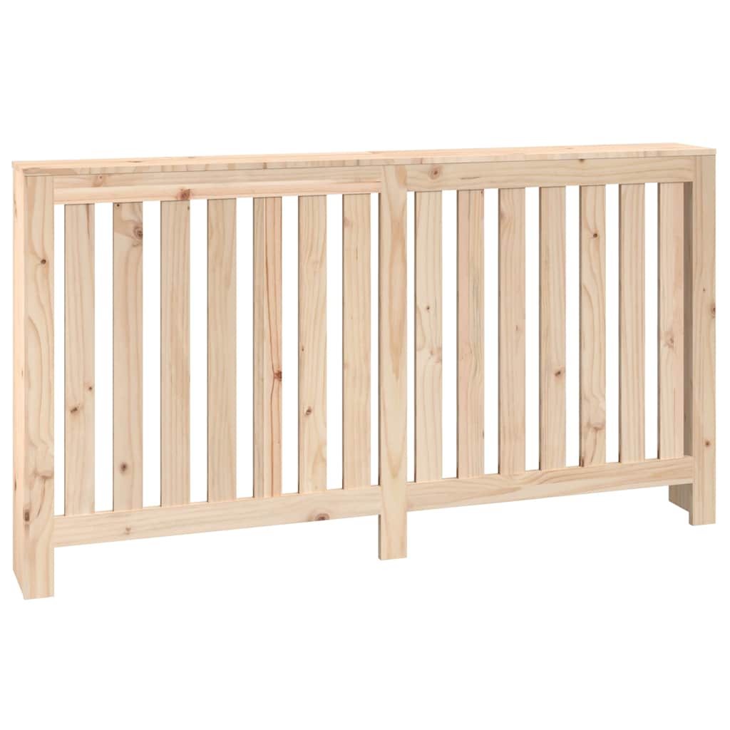 vidaXL Radiator Cover 153x19x84 cm Solid Wood Pine 2