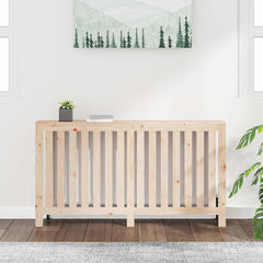 vidaXL Radiator Cover 153x19x84 cm Solid Wood Pine 3