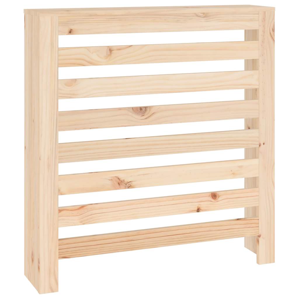 vidaXL Radiator Cover 79.5x19x84 cm Solid Wood Pine 2