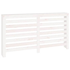 vidaXL Radiator Cover White 153x19x84 cm Solid Wood Pine 2