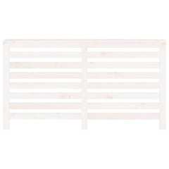 vidaXL Radiator Cover White 153x19x84 cm Solid Wood Pine 5