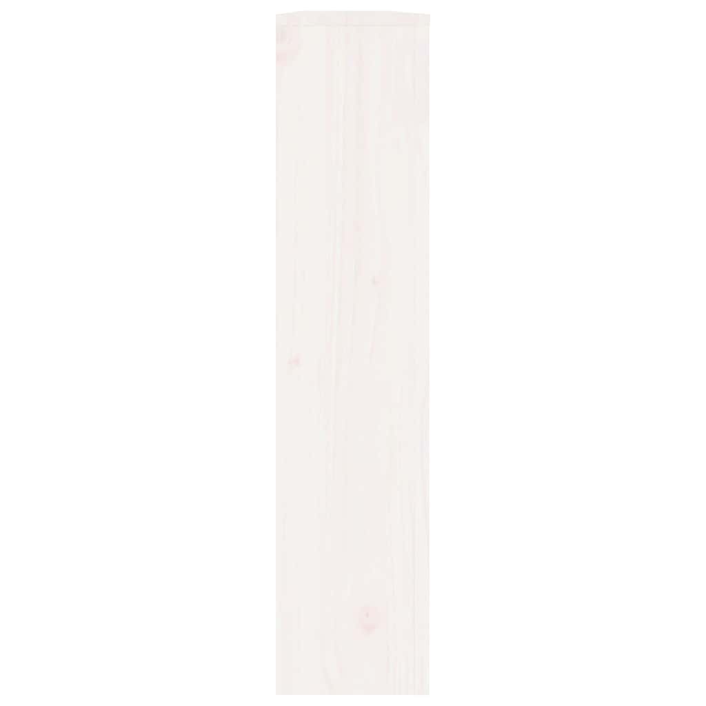 vidaXL Radiator Cover White 153x19x84 cm Solid Wood Pine 6