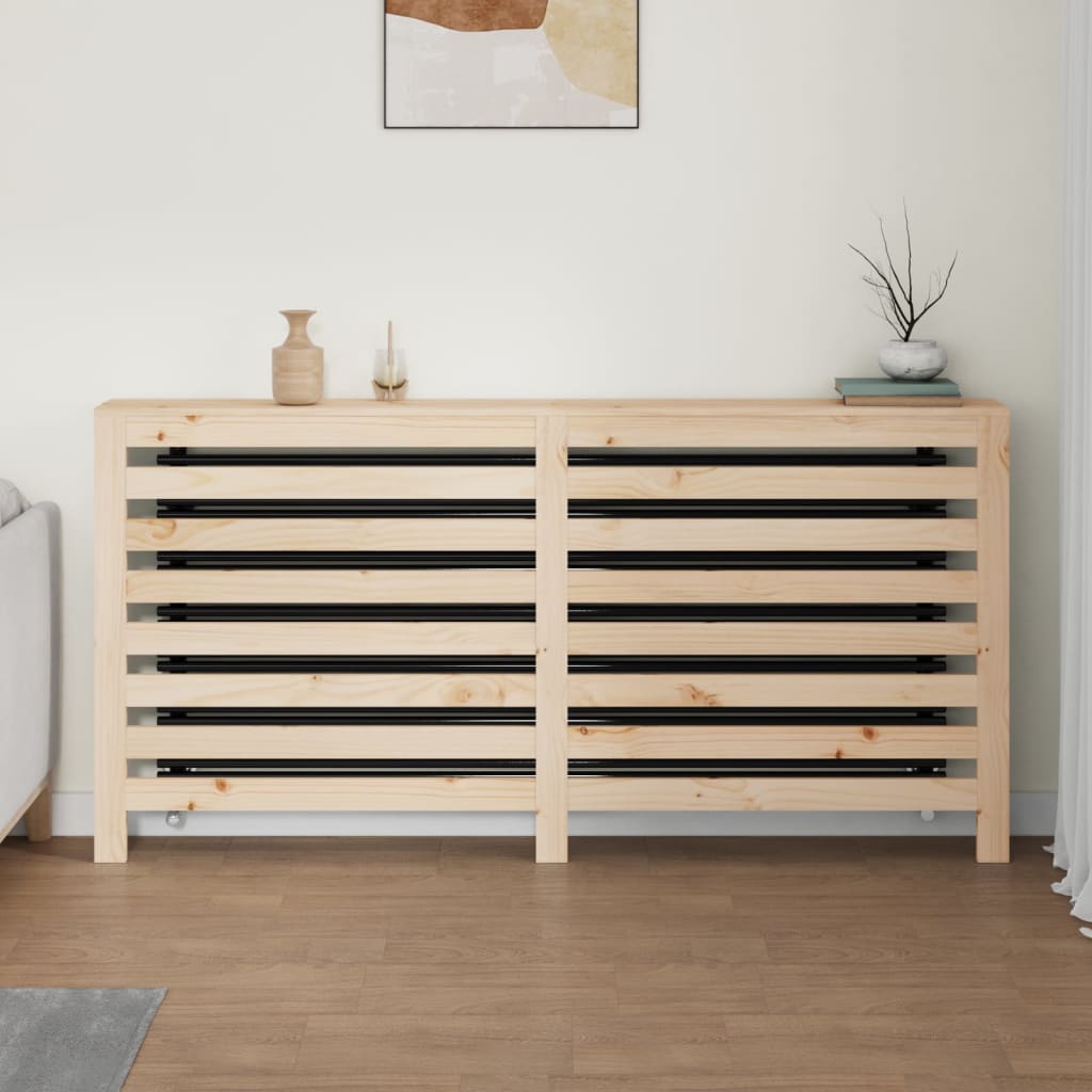 vidaXL Radiator Cover 169x19x84 cm Solid Wood Pine 3