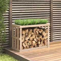 vidaXL Outdoor Log Holder 108x52x74 cm Solid Wood Pine 1