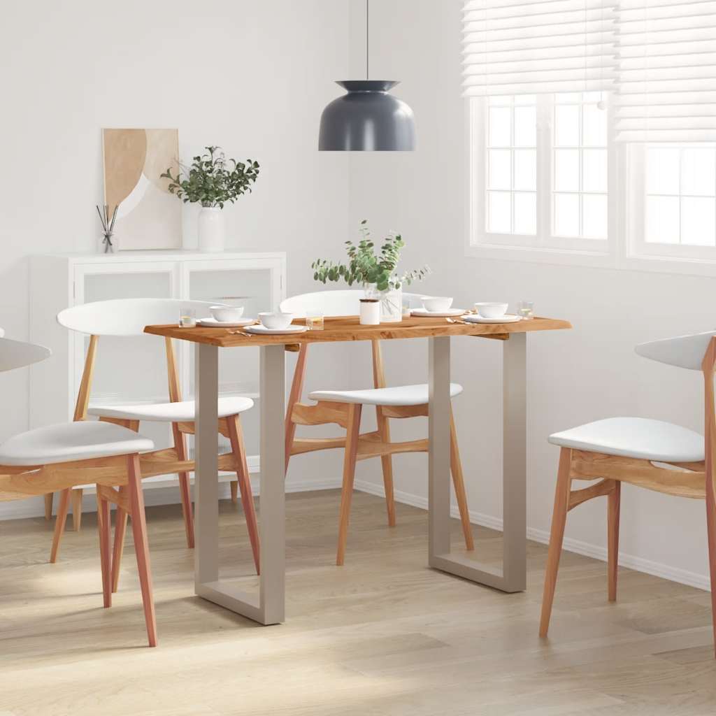 vidaXL Dining Table 110x50x76 cm Solid Wood Acacia 1
