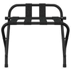 vidaXL Luggage Rack with Backrest Black 56x39x52 cm 3