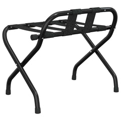 vidaXL Luggage Rack with Backrest Black 56x39x52 cm 5
